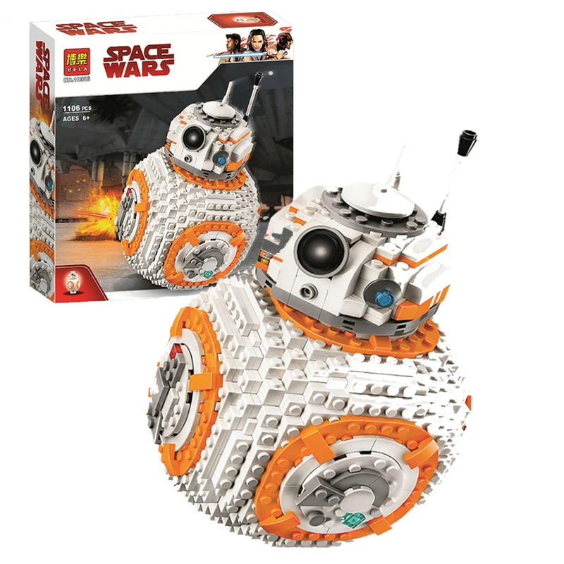 

Bole Star Wars Compatible Happy High 75187 Bb -8 Robot 10906 Star Wars Alpinia Oxyphylla Building Block Toys