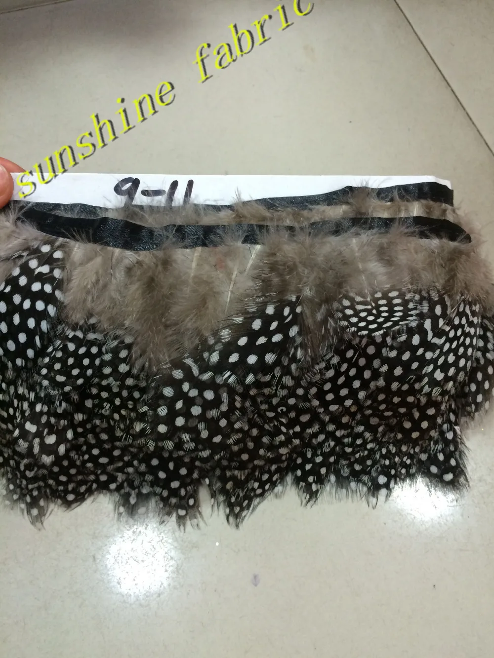 

10 yards Natural Pheasant Feather Fringe Ribbon Trim Crafts Sewing/Costume/Millinery Crafts DIY