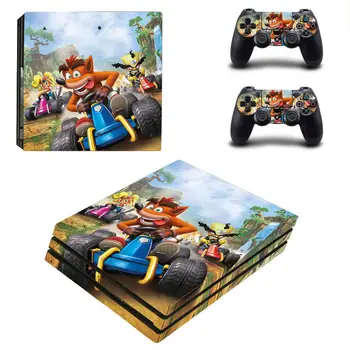 

Crash Team Racing Nitro-Fueled PS4 Pro Skin Sticker For PlayStation 4 Console and Controllers PS4 Pro Skin Stickers Decal Vinyl