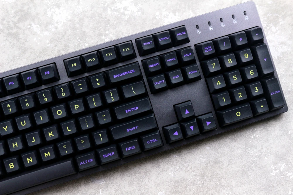 MP Полночь 120 ключей SA клавишные колпачки из ПБТ шрифты Keycap вишня выключатель MX для
