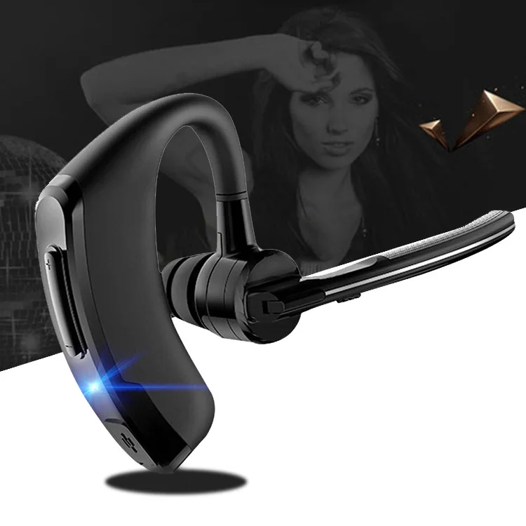 

Business Bluetooth Headphones V8 Ear Universal Movement Stereo Bluetooth Headphones CSR41 with Voice-Activated Ear