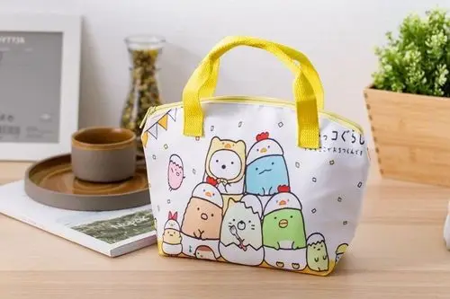 1 предмет, мультяшная милая сумка sumikko gurashi friends аниме, сумка, повседневные сумки на плечо для девочек - Цвет: white