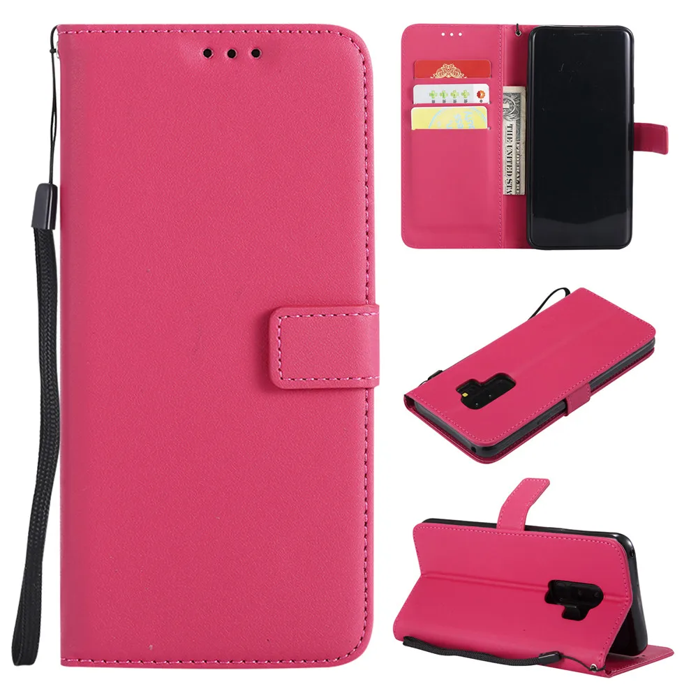 For Samsung Galaxy S9 Plus S5 Mini S6 S7 Edge S8 Plus Case cover Luxury Leather Flip wallet Case For Samsung S5 S6 S7 S8 S9 case8