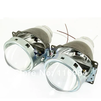 

2pcs x Q5 D2H Unscathed Installation HID Bi-xenon Double Headlight Projector Lens Kit For H4 Bulb Angel Eye
