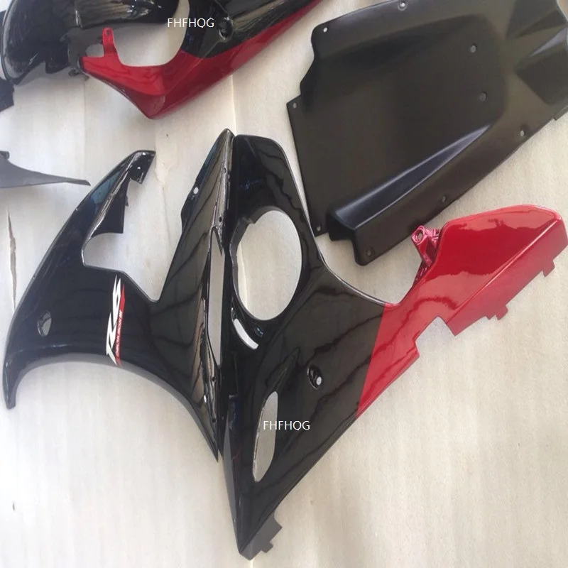YAMAHA обтекатель черного и красного цвета на YZFR6 03-05 R6 YZF-R6 03 04 05 для YAMAHA YZF R6 2003 2004 2005 Лидер продаж, по выгодной цене