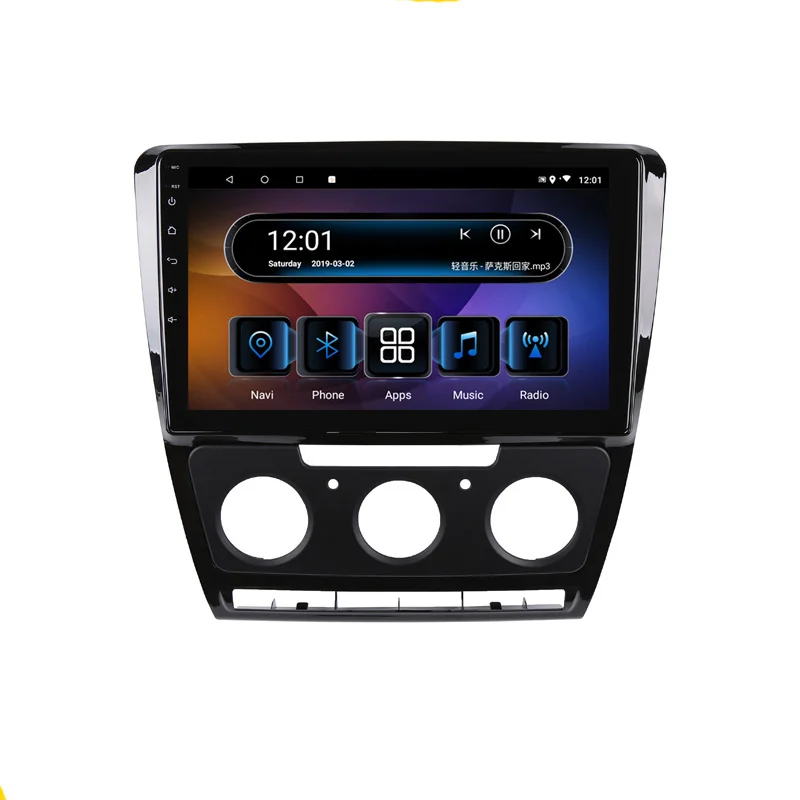 Discount 10" 4G RAM 2.5D IPS 8 core Android 9.1 Car DVD Multimedia Player GPS For Skoda Octavia 2 2010-2013 A5 audio car radio navigation 13