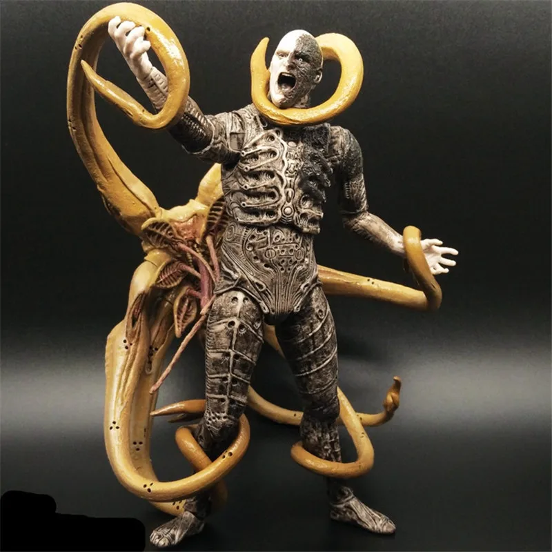 

Alien Prometheus Trilobita VS Engineer War-damaged Predator ABS Sculpture Set Movable Joints Action Figure Toy G1507