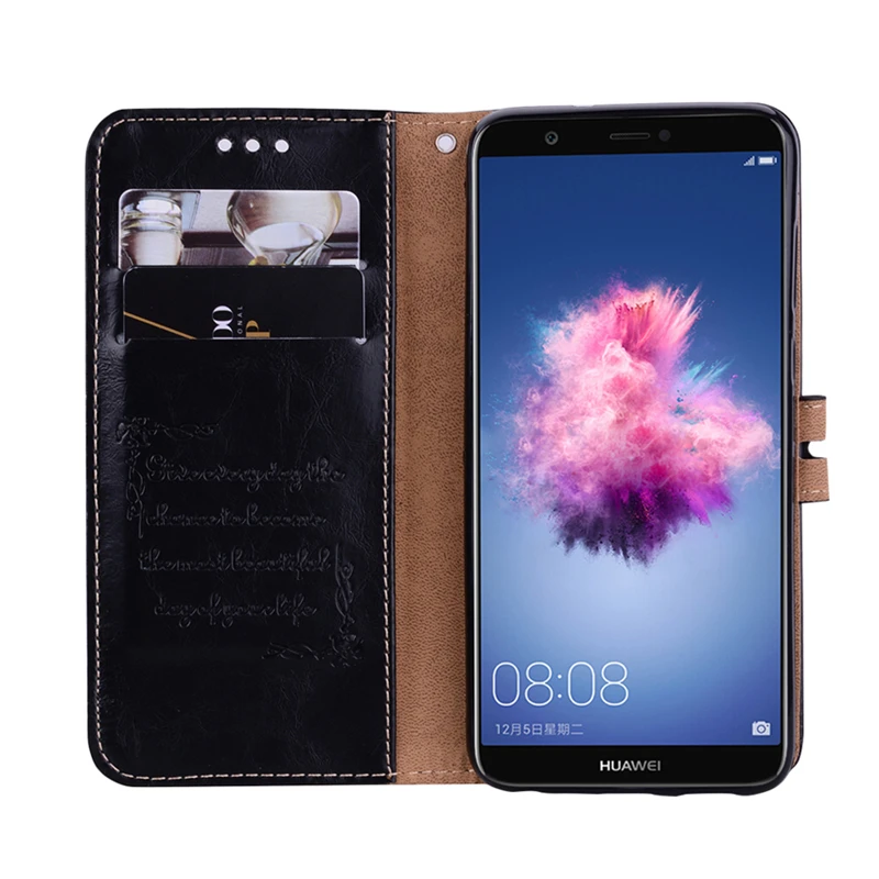 Кожаный чехол для huawei P Smart плюс P20 P10 P8 P9 Lite Mini Y3 Y5 Y6 Prime Коврики 20 Honor 7A России 7C Pro 10 8 9 Lite