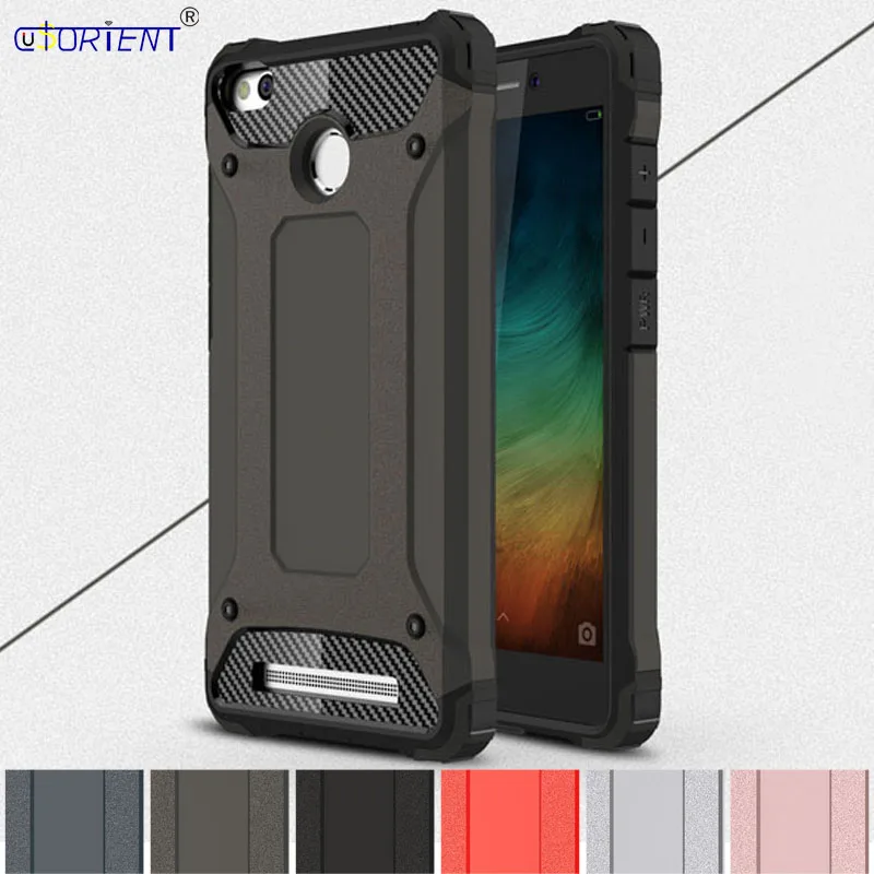 

Hybrid Armor Case for Xiaomi Redmi 3s 3 s Prime Fitted Phone Case for Funda Xiaomi Redmi S3 Xiomi Redmi 3S Hard Frame Back Cover