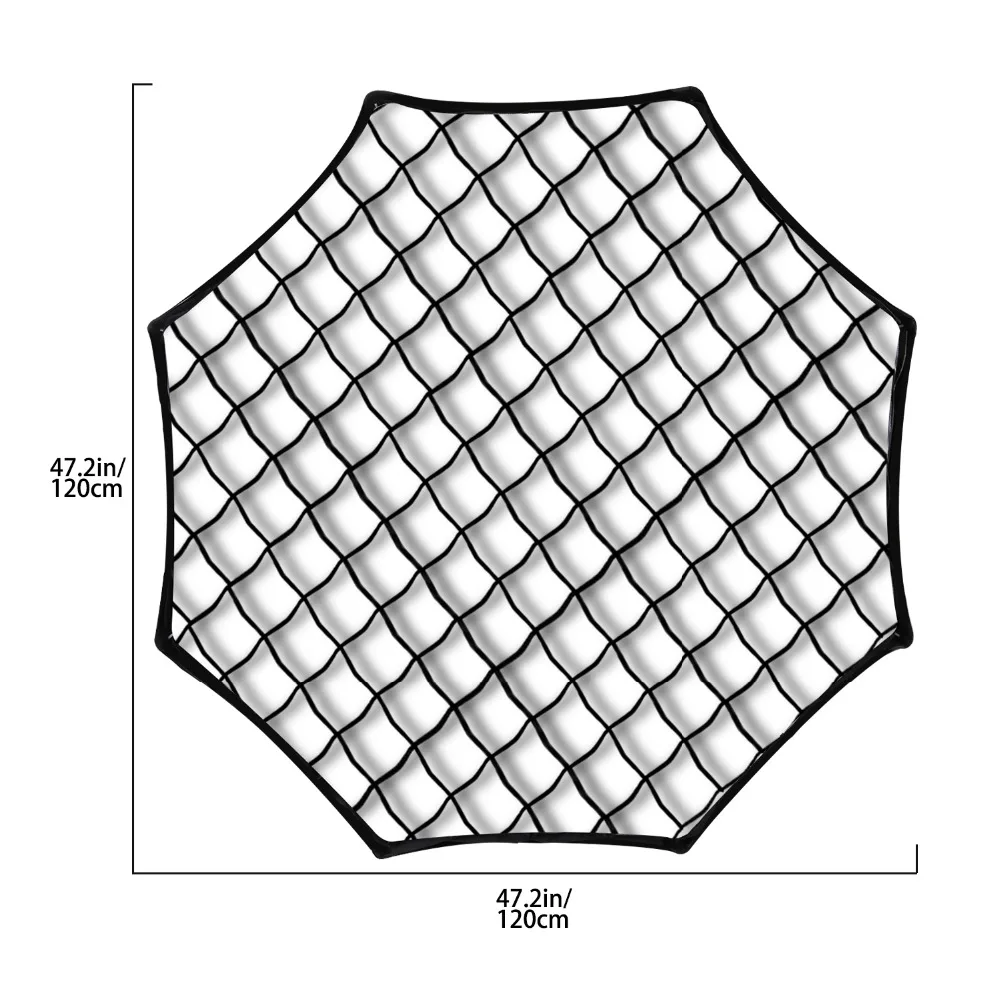 Neewer фотостудия переносной восьмиугольный 47 дюймов/120 сантиметров сотовая сетка для софтбокса для портретной фотографии и видео