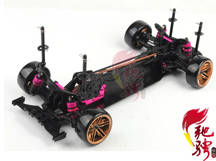 1/10 сплав SAKURA D4 AWD EP& Carbon Drift, комплект рамы для гоночного автомобиля# KIT-D4AWD