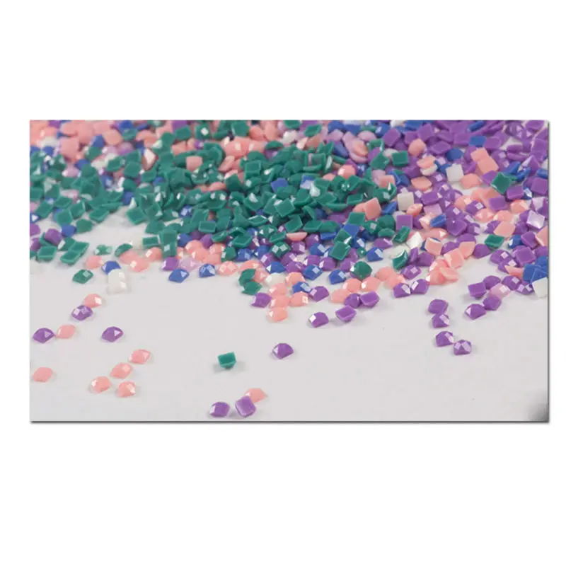 Ремесла Вязание иглы рукоделие "сделай сам" с букетом на свадьбе; набор с розами 5d Гвоздика цветочный Декор для дома, украшающая картина 30x50 см