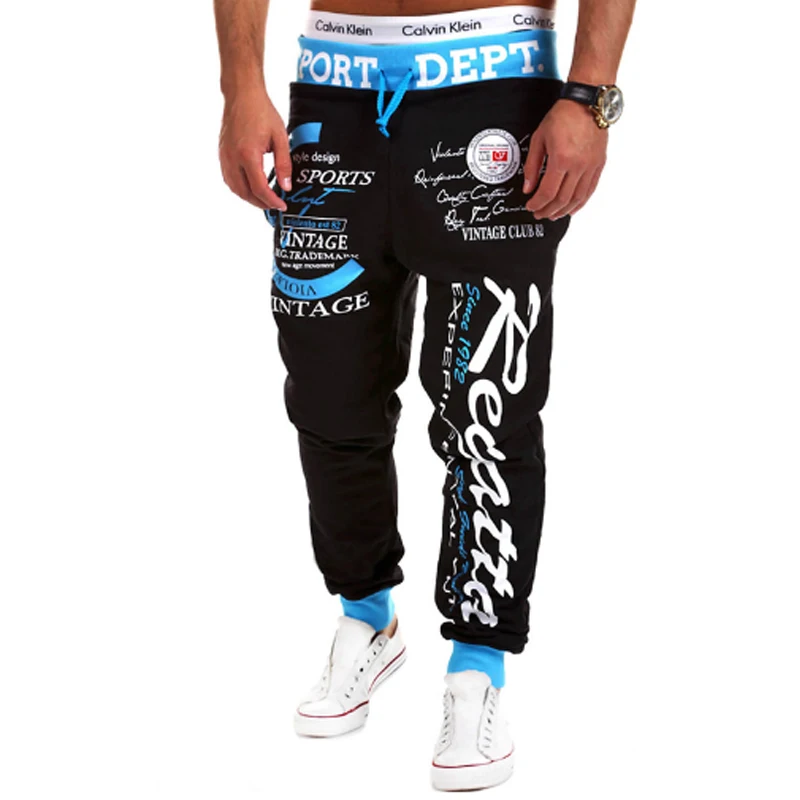 New Arrived 2019 Brand Casual Joggers Letter Printing Compression Pants Men Cotton Trousers Calabasas Sweatpants Mens M-XXXL