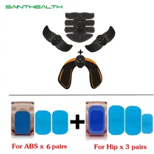 Unisex Smart Electric muscle stimulator Abdominal ABS ems Hip Trainer fitness Buttocks Shaper Weight loss slimming Massage Belt