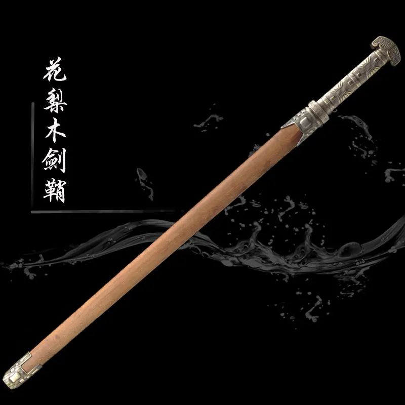 Китайская десятка Лучших Известных мечей Цинь светящийся месяц холодная вода меч ручной работы Аниме Cos Реквизит украшения металлические поделки