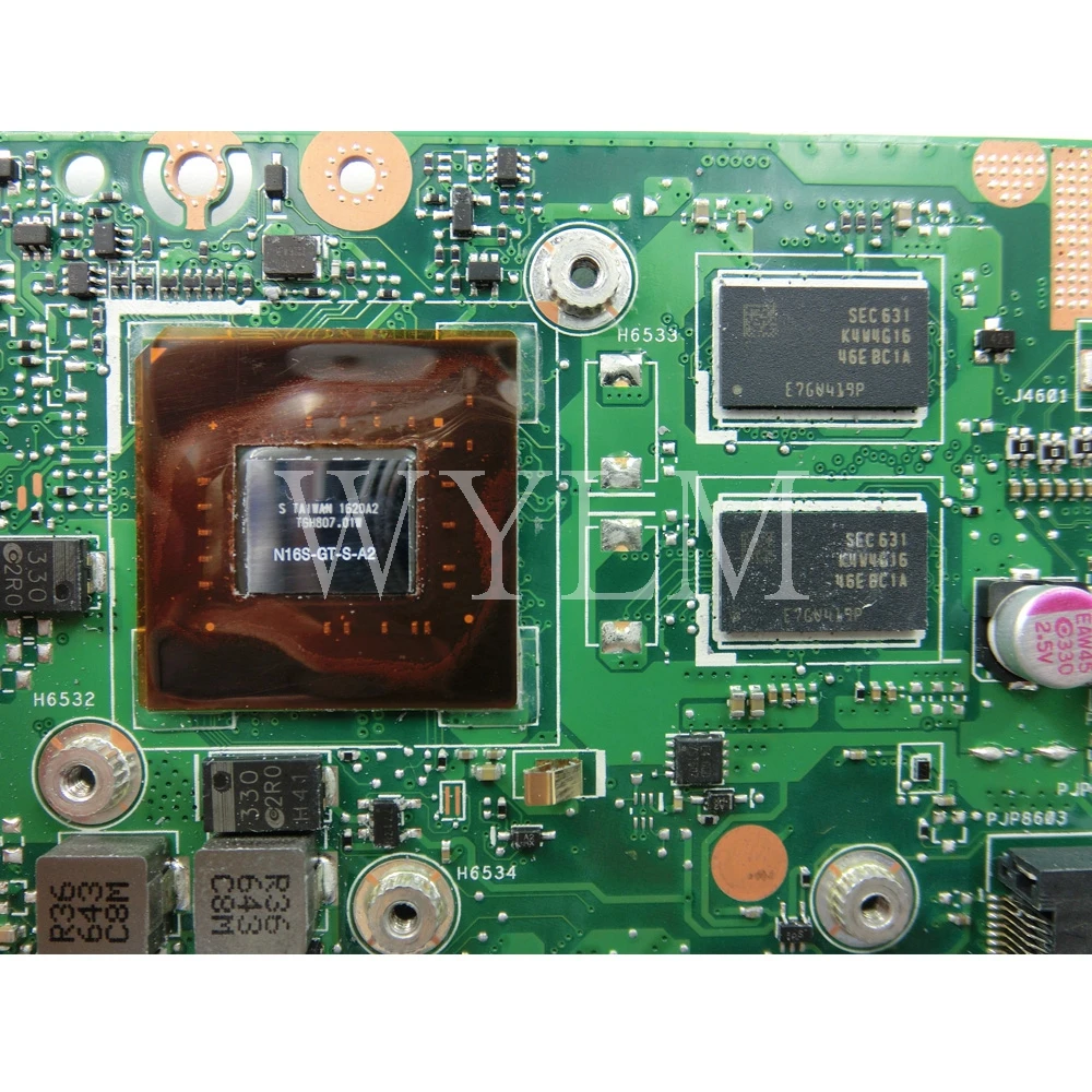  K401UB I7-6500 CPU 4GB RAM mainboard REV2.0 For ASUS K401U K401UB Laptop motherboard 90NB0AD0-R0001