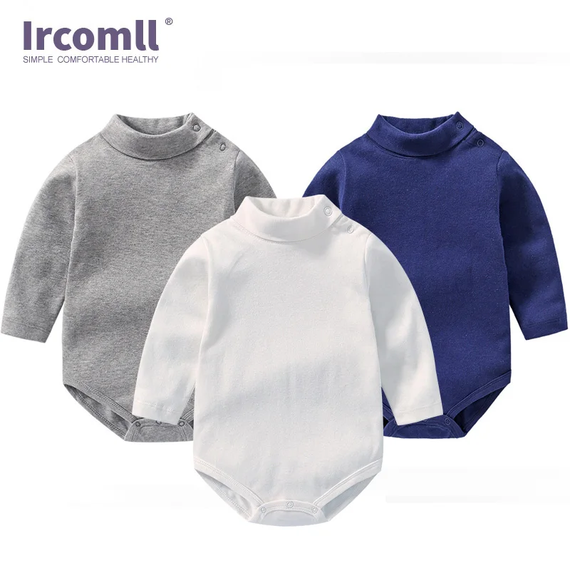 Детский хлопковый комбинезон Ircomll с длинным рукавом для новорожденных|Боди