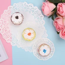 100 шт 3 размера кружевные бумажные салфетки/Doilies мат ремесло Diy Скрапбукинг/Свадебные украшения винтажная салфетка выдолбленный торт кружевной коврик