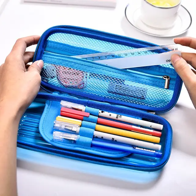 Student Multilayer Stationery Pencil Box Simple Large Capacity Stationery School Supplies