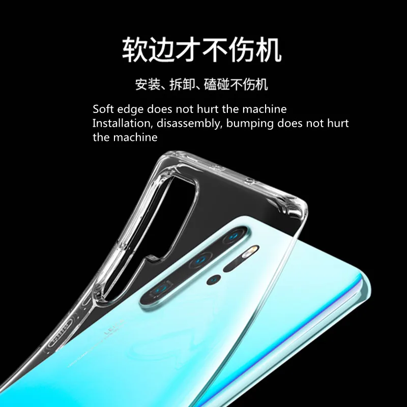 Чехол huawei P30 Pro P20 Lite P10 P9 Plus P8 Lite P Smart Plus матовый прозрачный мягкий силиконовый чехол из ТПУ