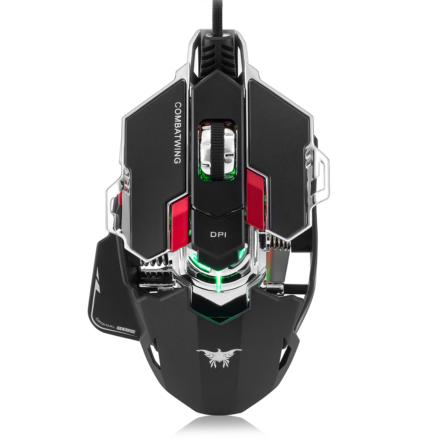 

PC Gamer Mouse Gamer Computer Mice 9D Programmable Key USB Wired 5500 DPI Optical ergonomic Gaming Mouse for LOL Dota 2 PUBG