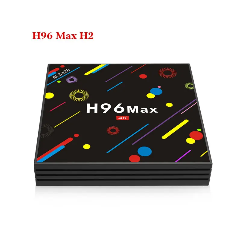 Original H96 Max Smart TV Box Media Player Android TV Box 7.1 Rockchip RK3328 CPU 4G/32G 2.4/5 GHz WiFi HD 4 K Set top Box X96