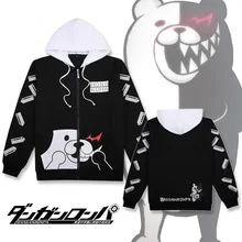 Зимнее пальто S XXXL Dangan Ronpa monokuma толстовки с изображением медведя