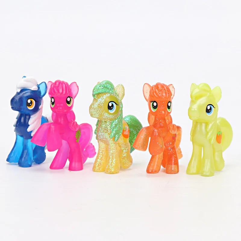 150 шт. игрушки My Little Pony Mini Pony ПВХ Фигурки принцессы Радуга Дэш сумеречные искорки Спайк Пинки Пай куклы для девочек