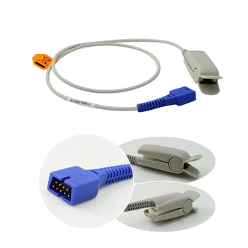 

CE Approved Fit For Nellcor Spo2 sensor, Adult Finger Clip Oximax sensor, 1m 9 pins Fit for Adult