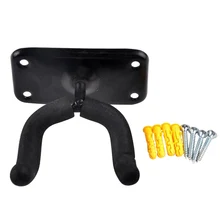 Подвесной крючок для гитары, держатель, настенное крепление, стойка, кронштейн, дисплей, подходит для большинства гитарных басов, легко устанавливается+ винты