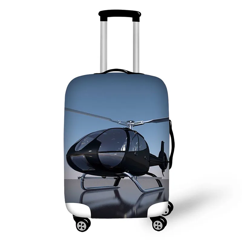 Travel accessories suitcase protective covers 18-30 inch elastic luggage dust cover case stretchable Aircraft pattern Travel accessories suitcase protective covers 18-30 inch elastic luggage dust cover case stretchable Aircraft pattern