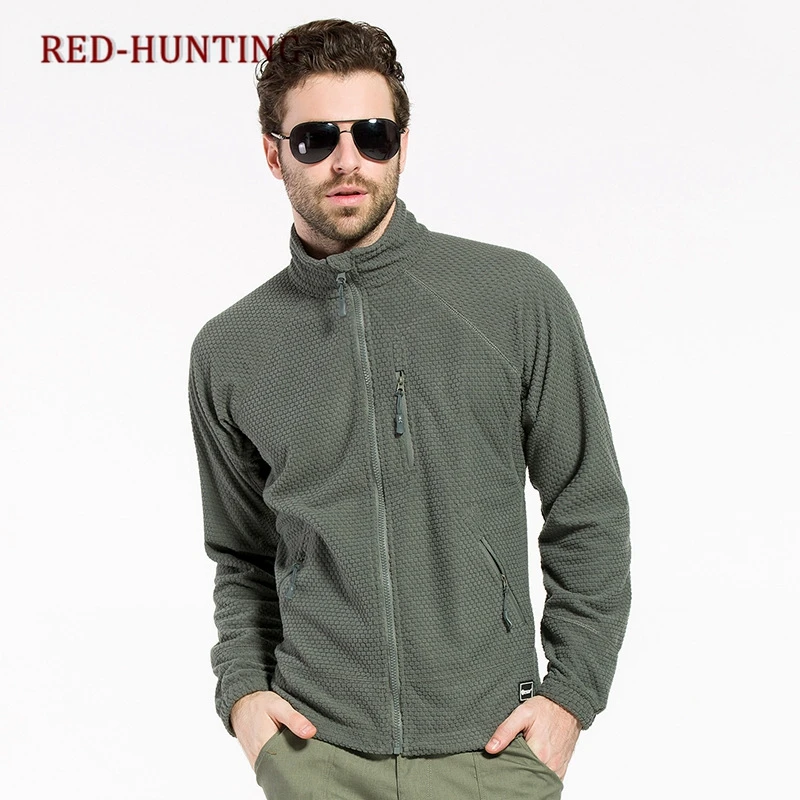 

Men's Fleece Tactical Jacket Thermal Outdoors Warm Hooded Coat Softshell Hike Outerwear for winter