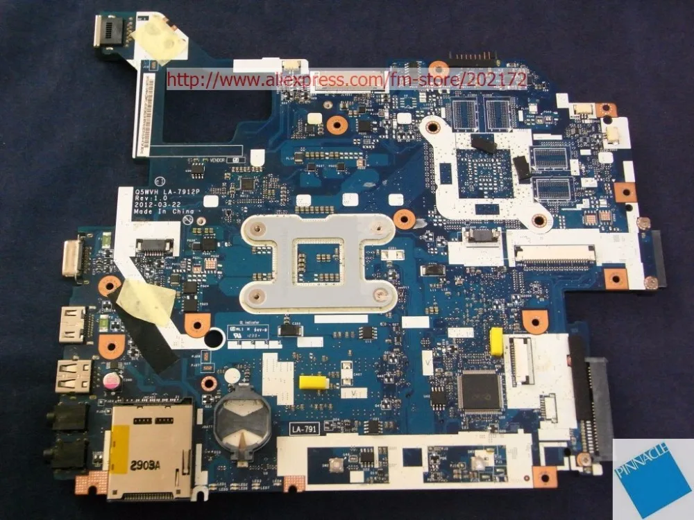 NBC0A11001 motherboard for Acer aspire E1-571 V3-571 TravelMate P253-E P253-M P253-MG LA-7912P /W H