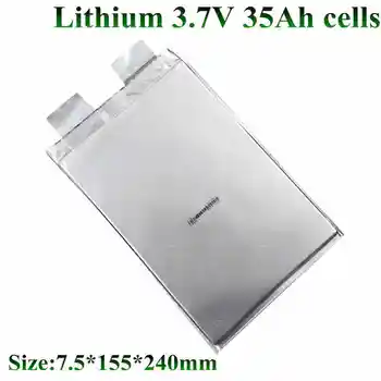 

13pcs GTK 3.7v 35Ah battery cell high current 100A polymer for diy pack 48v 35ah lithium battery fat bike electric 52v 35ah 5c