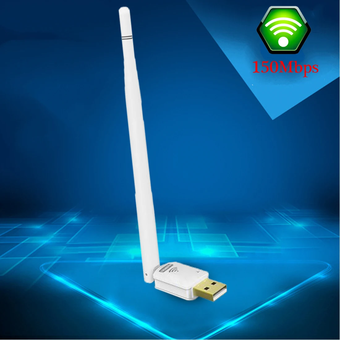 Portable Mini 150M 802.11n/g/b USB Wireless LAN Adapter WiFi Network