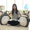 Poupée Totoro grande taille pour enfants, 30-70cm, jouet en peluche, dessin animé, cadeau d'anniversaire, maison ► Photo 2/6