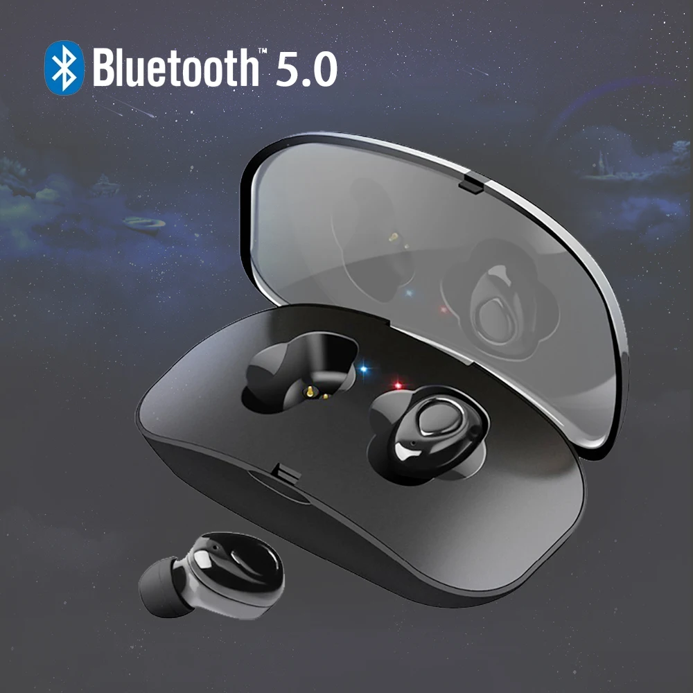 

TWS Wireless Bluetooth Earphone 5.0 X18 Invisible Earpiece Stereo sport Earbud In Ear Bluetooth Auriculares