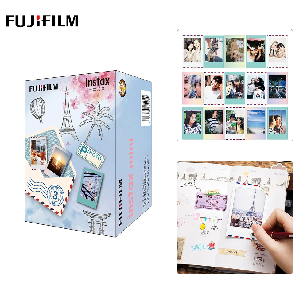 

30/60/90 Sheets Fujifilm Instax Mini Film Camera Instant Film Photo Paper for Fujifilm Instax Mini 9/8/7s/25/50s/70/90 SP-1/SP-2