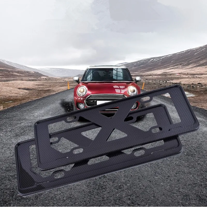 Рамка для автомобильного номерного знака из углеродного волокна держатель Mini