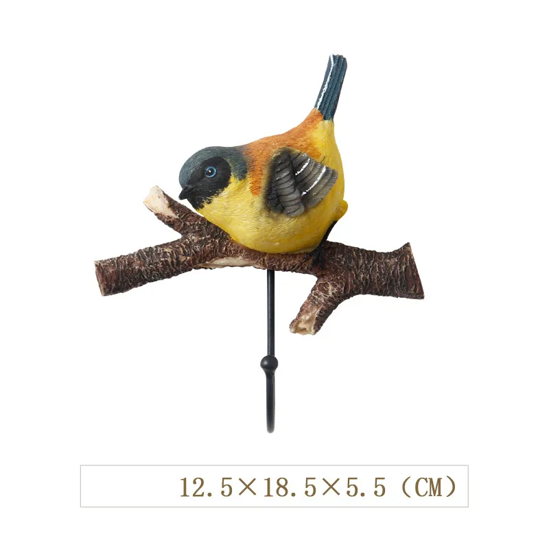 Американская птица, декоративный крючок для детской комнаты, креативный крючок для пальто, Современное украшение для дома, настенный крючок для одежды - Цвет: as the picture shows