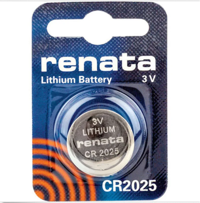 15 x Renata CR 2025 3V Batterie Lithium Knopfzelle DL2025 im Blister 165mAh 