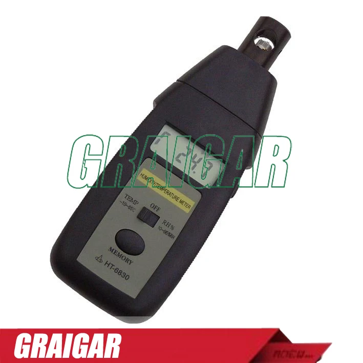 

HT-6830 Digital Humidity Meter Thermometer Temp Temperature Tester Gauge Tool