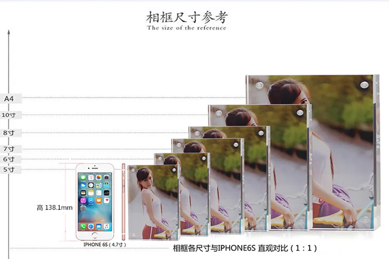 acrylic photo frame home decor picture frame (2)