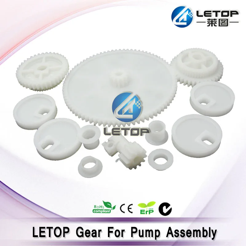 

LETOP white dx5 print head Gear teeth pulley for oil pump assembly