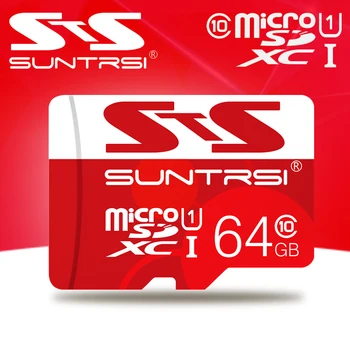 Suntrsi Microsd Real Capacity Micro sd Card 32GB Class 10 High Speed 64GB 32GB Micro SD Card 16GB for Phones Cameras Microsd