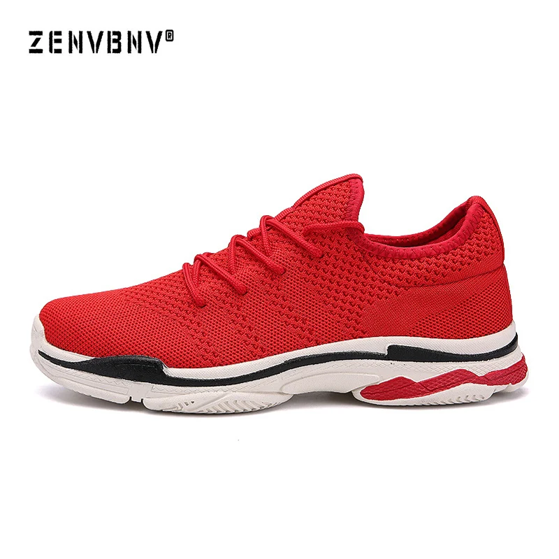 

Zenvbnv Running Shoes For Men's Mesh Breathable Sport Shoes Men High Quality Sneakers Black Male Light Comfort Shoes Sports