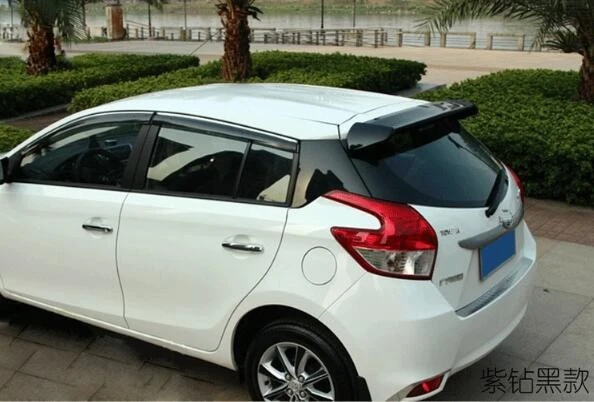 Высокое качество ABS Материал Задние Спойлеры-крылья, вымпел с краской для Toyota Yaris 2009