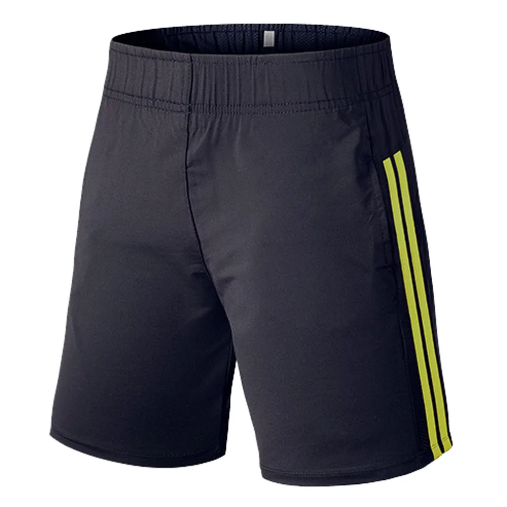 CHAMSGEND, модные мужские однотонные повседневные пляжные шорты, эластичные быстросохнущие свободные спортивные штаны для бега, баскетбола, плавки - Цвет: Yellow