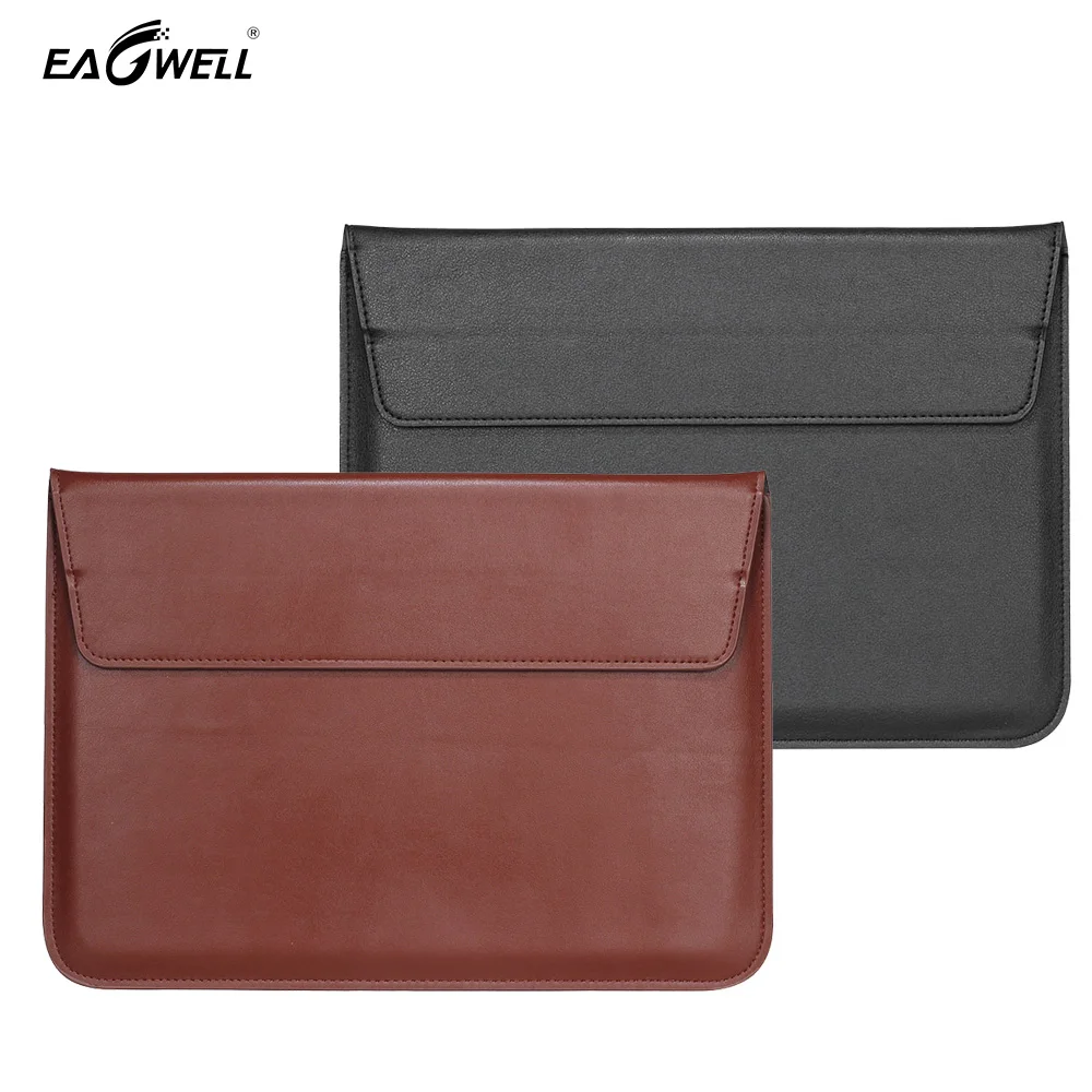 Leather Laptop Sleeve Bag Case for MacBook Air 11 Pro Retina 13 15 inch Carry Bag Pouch Cover for Lenovo Acer Dell Notebook