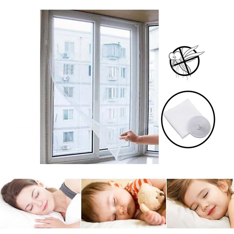 

2019 Summer Anti Mosquito Net For Kitchen Bathroom Window Net Mesh insect Fly Bug Curtain Automatic Closing Door Screen Curtain